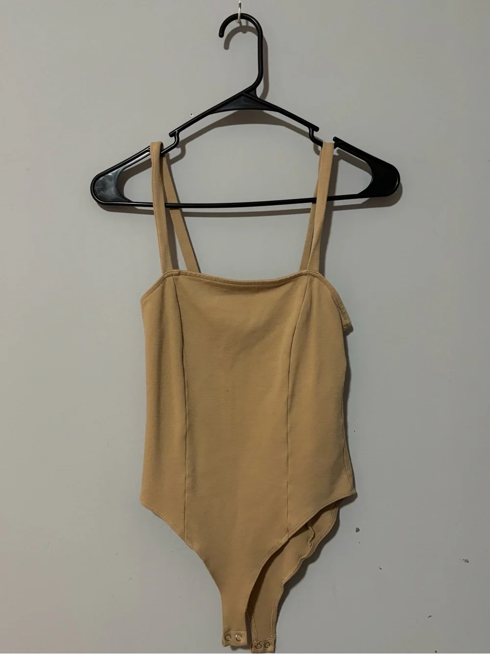Forever 21 Kids Tan Square Neck Bodysuit